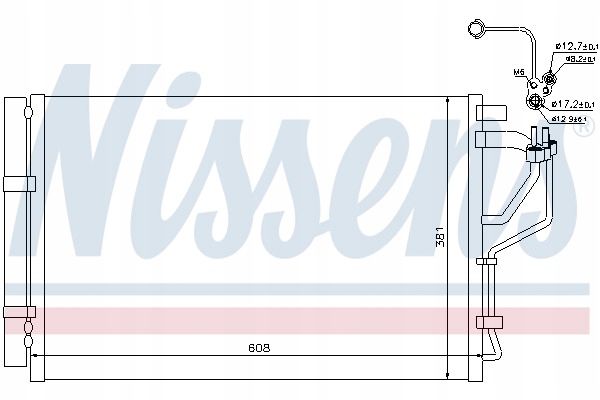 фото №8, Радіаторів кондиціонера конденсатор nissens 940268 []