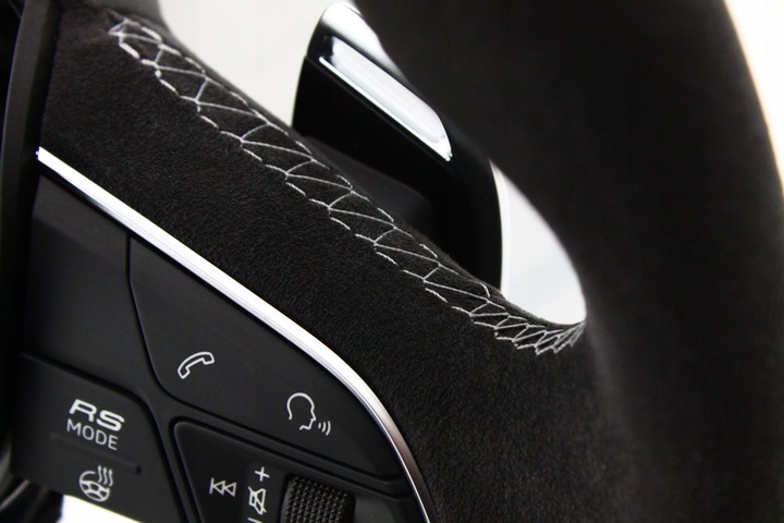 фото №14, Новая org руль спортивная алькантара с подогревом audi rs4 rs5 8w 8w0419091fl