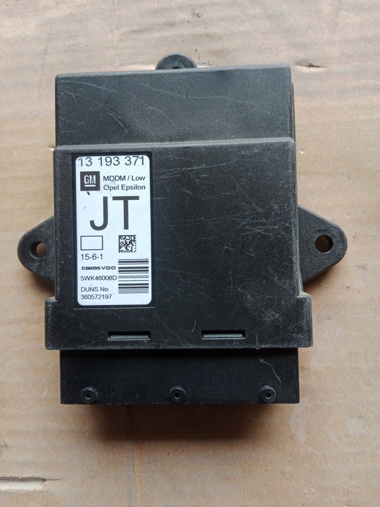 фото №1, Модуль блок керування комфорту двері opel 13193371