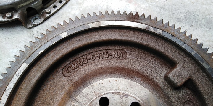 фото №8, Fiesta mk7 рестайлинг колесо маховики сцепление 1,0eb комплект