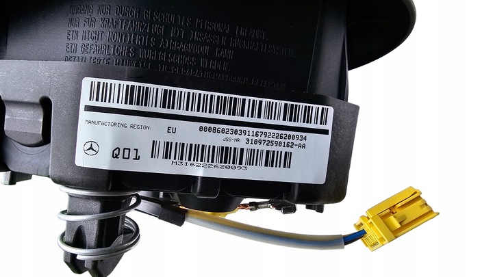 фото №9, Повітряна подушка кермо подушка безпеки mercedes a w177 cla a0008602303 new