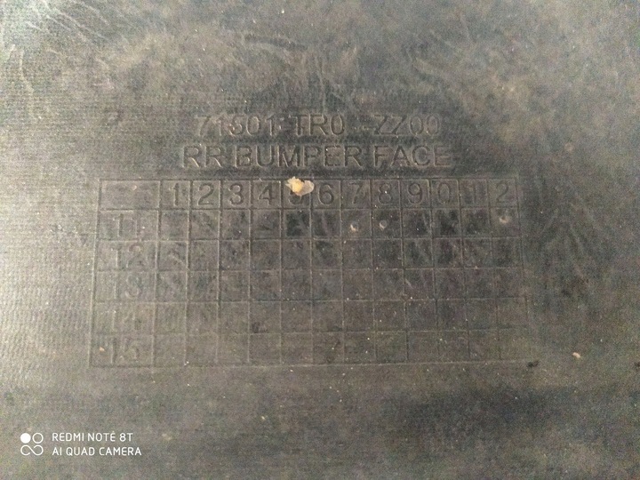 фото №8, Honda accord vii sedan бампер зад 71501-tr0a-zz00