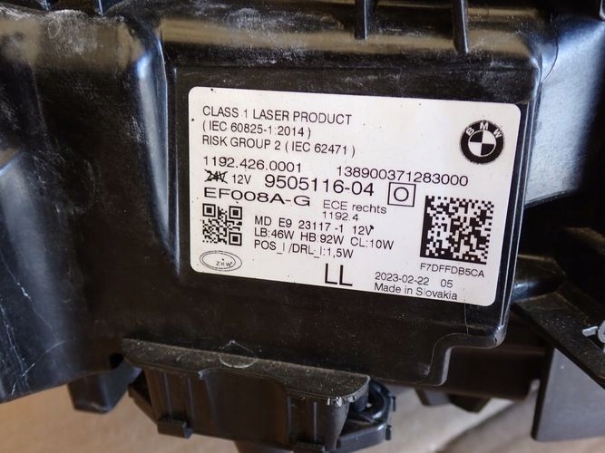 фото №9, Bmw m3 m4 g22 g23 g26 g80 g82 laser фара праві лампа права 9505116-04