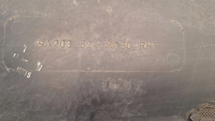 фото №8, Захист pod двигун a2035242030 mercedes w203 1.8 k
