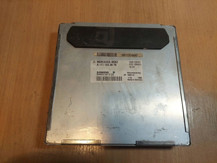 фото №1, Комп'ютер двигуна mercedes w170 2.3 b a1111532879 5wk90413 sim4le
