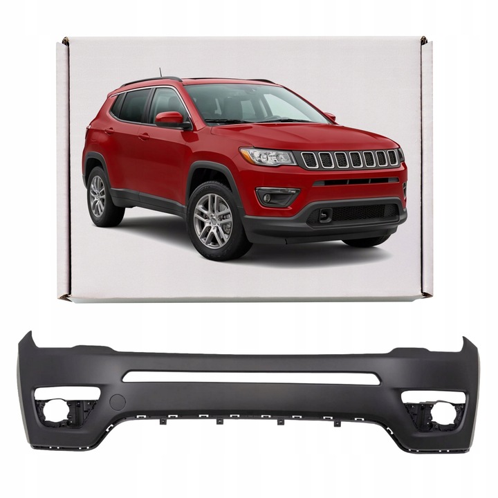 фото №1, Jeep compass ii mp 2017-2020 передній рестайлінг бампер верхній bez pdc 68351154aa