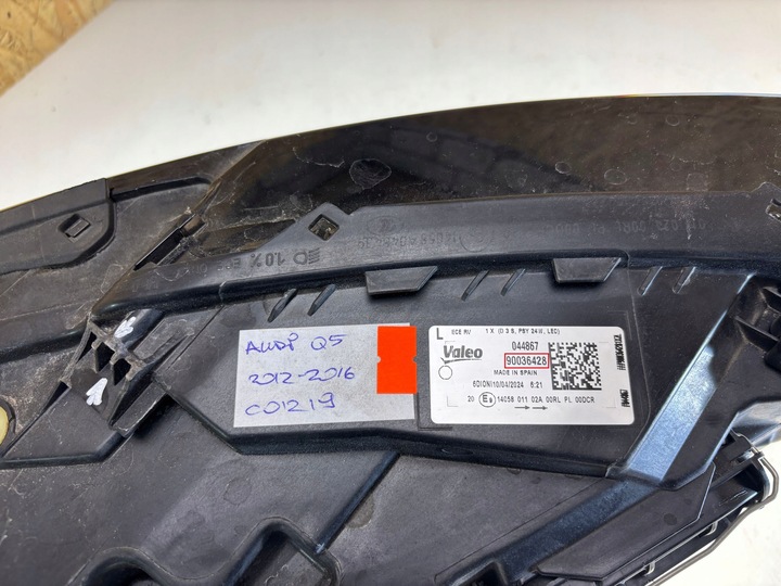 фото №9, Audi q5 sq5 2013 лампа передня