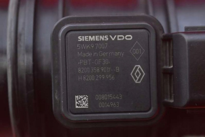 фото №8, Расходомер 8200358901b renault clio 3 iii 1.5 dci 68 km 05-09