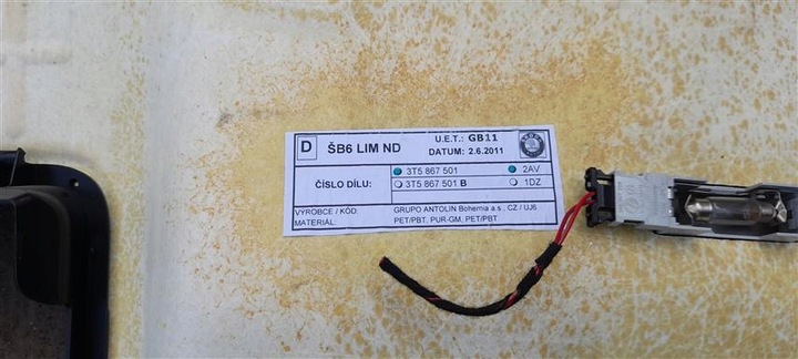 фото №6, Стеля 3t5867501 skoda superb ii 3t sedan