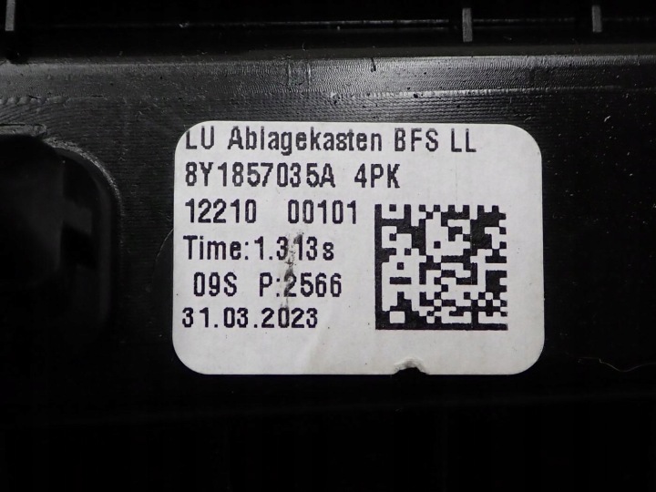 фото №10, Бардачок полка панели консоли европа 8y1857035a 5q0919237 audi a3 8y 23r