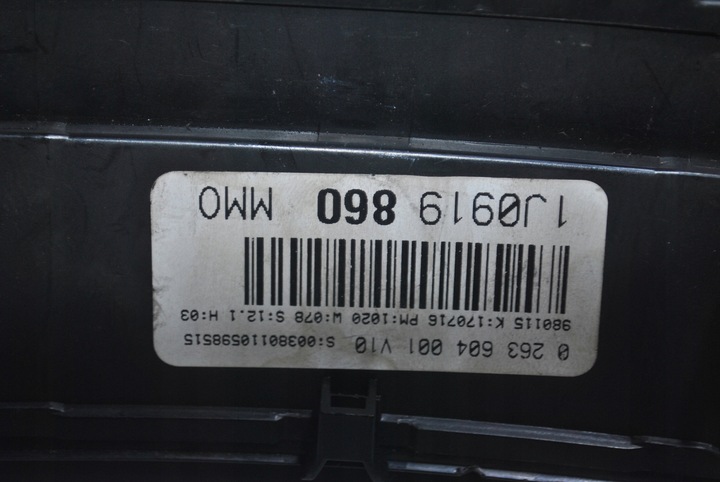 фото №7, Спидометр манометр vw golf iv 1.6 1j0919860 mm0