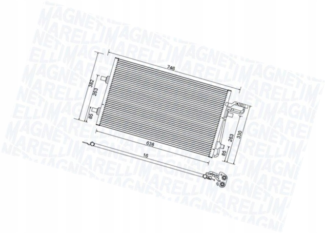 фото №14, Magneti marelli 350203934000 конденсатор, кондиционер