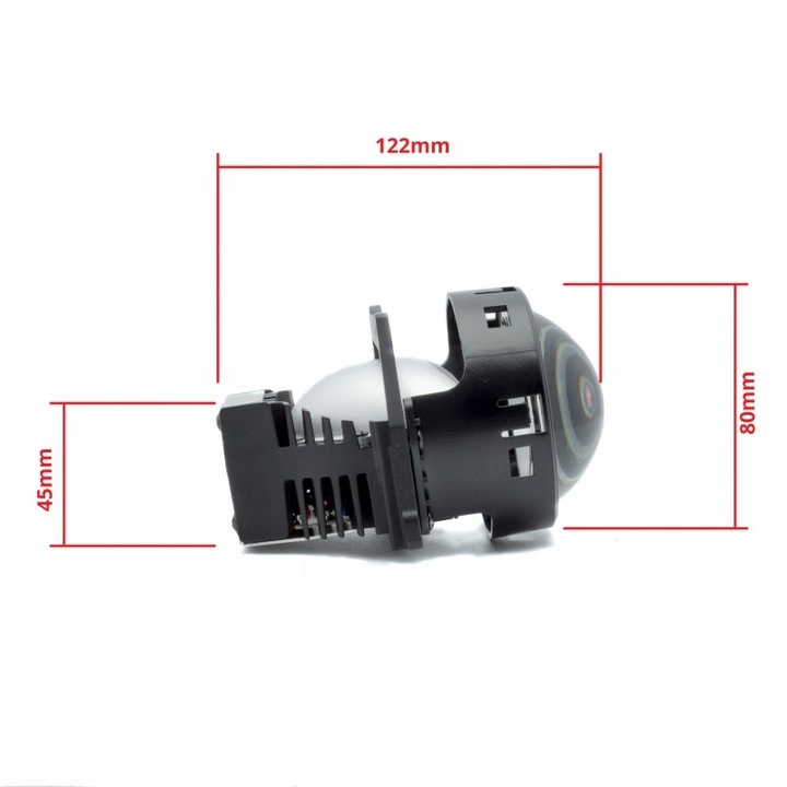 фото №12, Линзы 3" би-led 5500k zimny белый универсальные проекторы canbus 36/45w