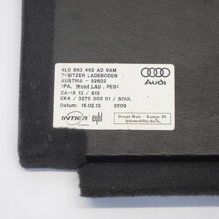фото №11, Audi q7 4l покриття  підлога захист багажника задня 4l0863462ad