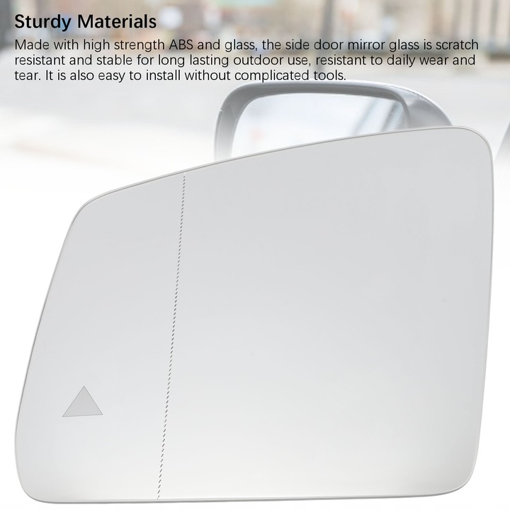 фото №8, Передние левая зеркало задние szklanie a1668100219 з підігрівом боковые us