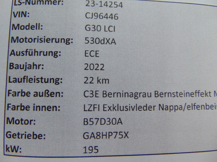 фото №15, Bmw g30 g31 двигун комплектний now 265ps + коробка передач 3,0dx b57d30a ga8hp75x