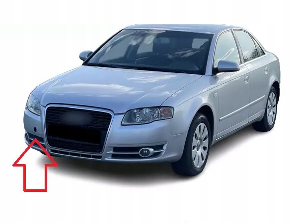 фото №4, Заглушка решітка бампера рамка галоген перед права audi a4 s4 b7 2004-
