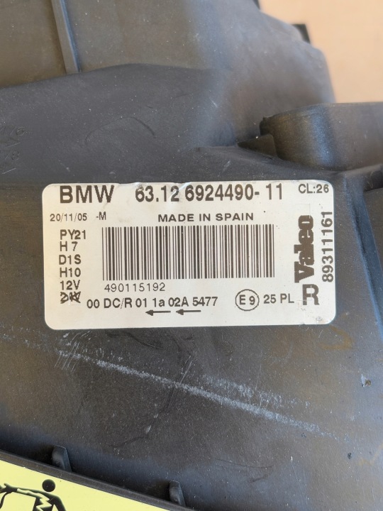 фото №9, Bmw e87 фара передняя правая bi ксенон 6924490