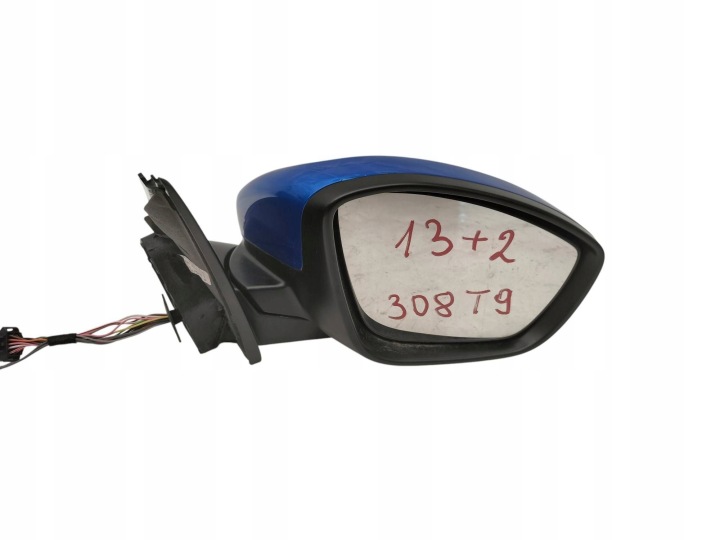 фото №6, Зеркало правое 10+2 pin peugeot 308 ii t9 европа цвет esmc 21r.