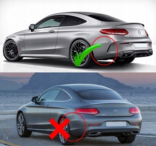 фото №8, Mercedes c205 c63 диффузор чёрный купе / cabrio