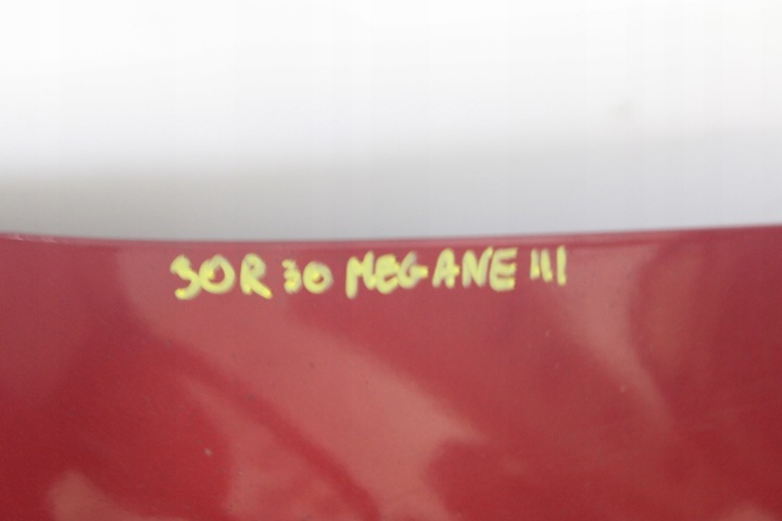 фото №12, Renault megane iii 2008r- капот крышка двигателя деталь - код краски