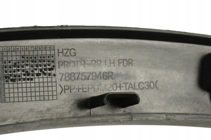 фото №10, Koleos ii 2 16-22 планка накладка крила ліва задня лівий зад гарна