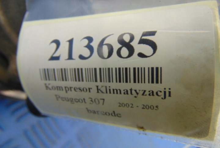 фото №7, Peugeot 307 1.6 16v компрессор кондиционера 1412f