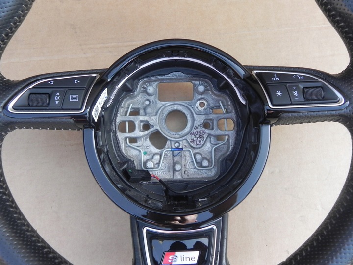 фото №9, Audi a7 c7 s7 s line рестайлинг a6 q5 q3 руль кожа идеальная