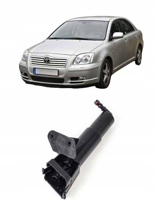фото №1, Правые распылитель фара очистка лампы toyota avensis t25 06-08
