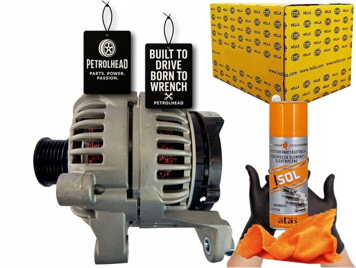фото №1, Генератор hella 8el 011 712-141 bmw hella #petrolhead pro+ kit4