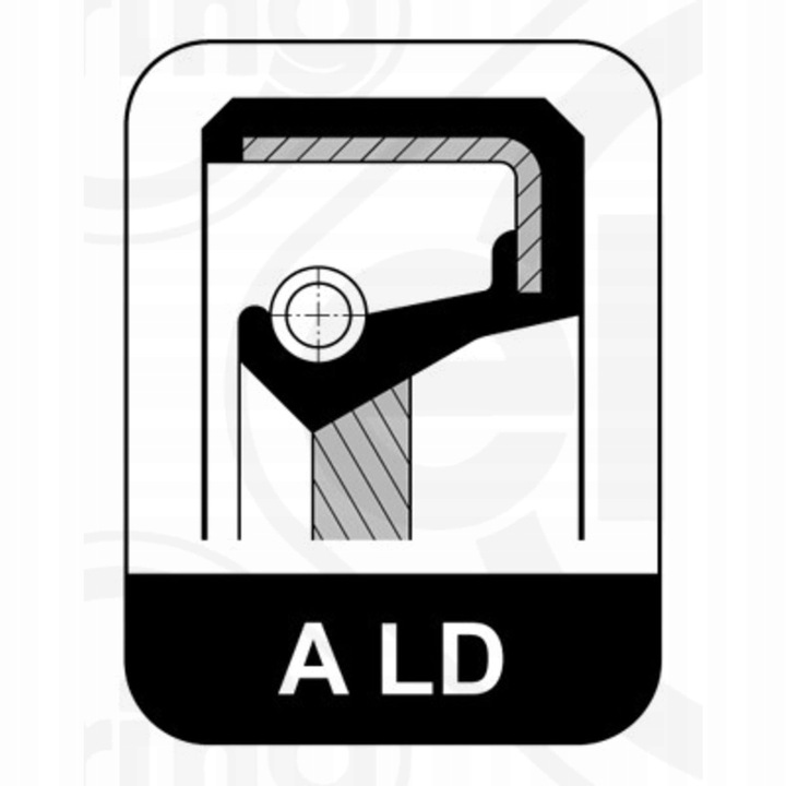 фото №2, Ущільнювач вала зад od коробки elring 092.170