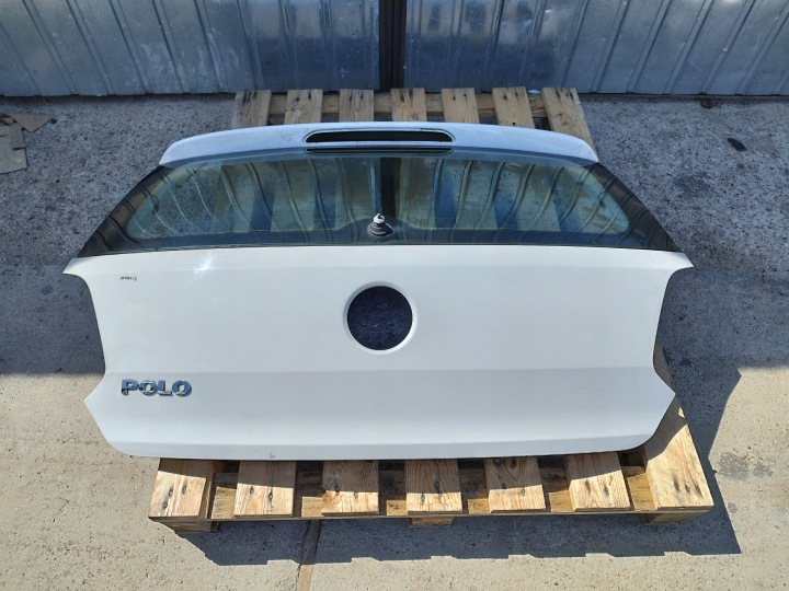 фото №11, Крышка стекло зад 5 дверь hb vw polo 6r v 5 2009-2014 цвет lb9a белая