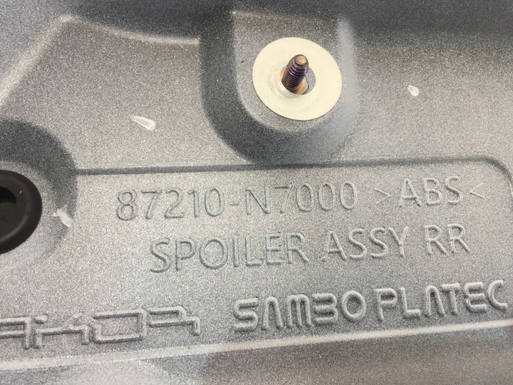 фото №8, Hyundai tucson iv 4 2021 спойлер кришки зад спойлер