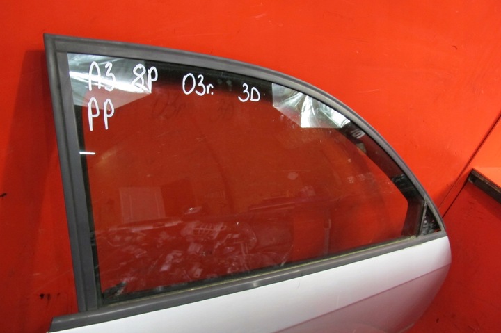фото №2, Audi a3 8p 3d 03- дверь правые перед моторчик подъемник стекло замок ly7w