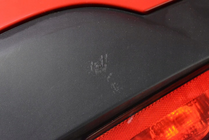 фото №9, Задній бампер червоний renault megane 3 iii 5d hb 08-14