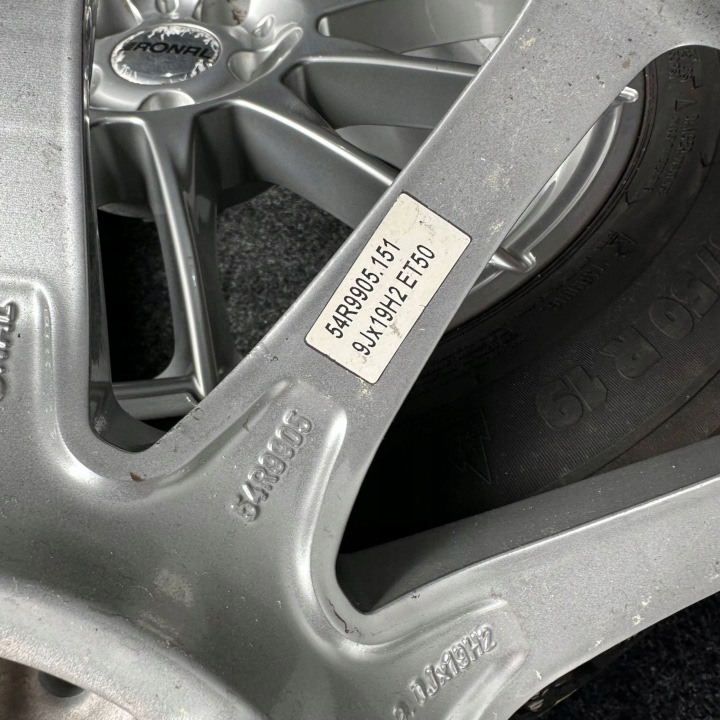 фото №10, Porsche cayenne i диски диски алюмінієві ronal 9jx19 et50 5x130 kba48244
