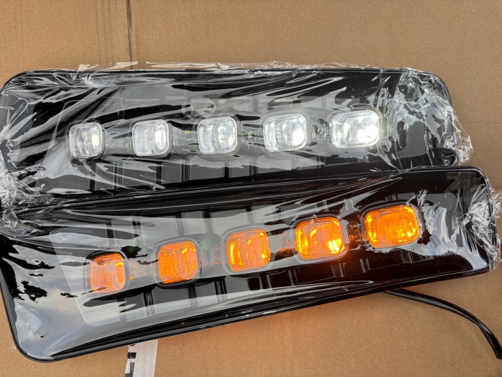 фото №16, Бампер передний - стиль raptor + led ford f-150 f150 2015-2017 комплектный