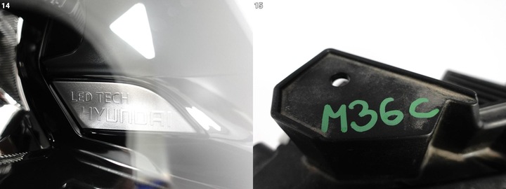 фото №12, Hyundai kona электрический рестайлинг 20-23 лампа полный led tech правая перед европа