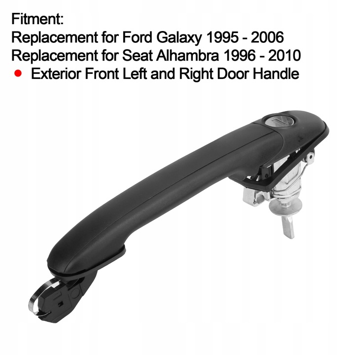 фото №14, Ручка зовнішня двері передніх лівих правих 6k0837205 з 2 ключами