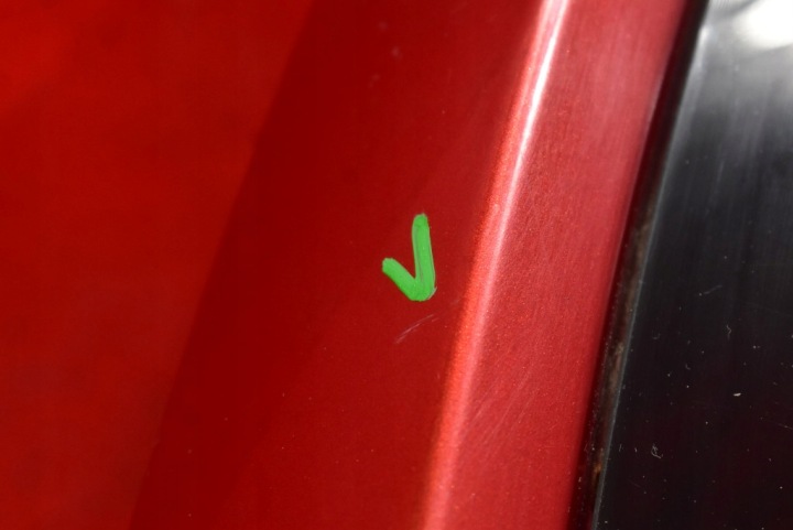 фото №7, Крышка багажника зад задняя красная seat altea 1 i 04-09