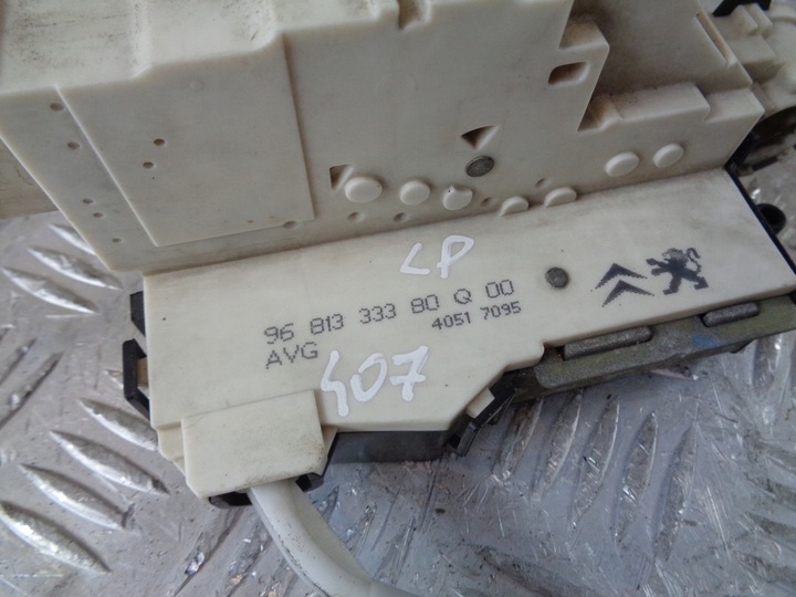 фото №6, Замок дверь левый перед 6pin peugeot 407 04-