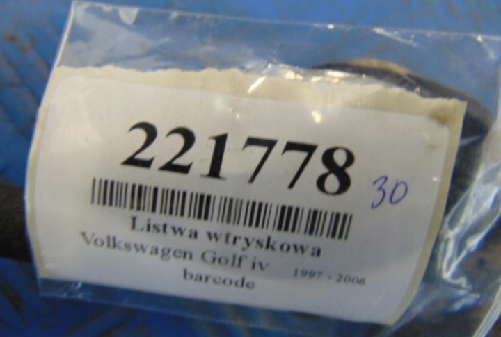 фото №8, Volkswagen golf iv 1.6 18v планка вприскувальний 06a133317a