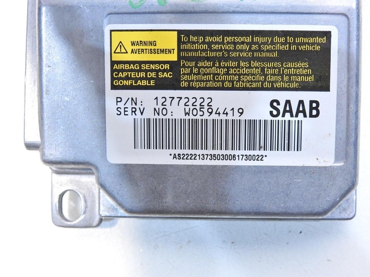 фото №7, Датчик air bag подушка безопасности saab 9-5 12772222