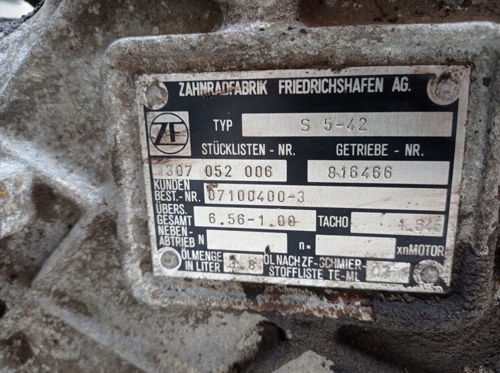 фото №9, Коробка передач коробки передач nissan s5-42 1307052006