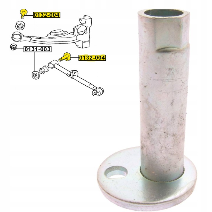 фото №1, Втулка mimośrodowa рычага заднего toyota rav4 2000-2005