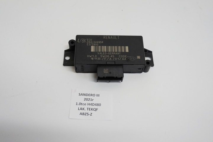 фото №1, Модуль pdc dacia sandero iii 1.0tce 284l04495r