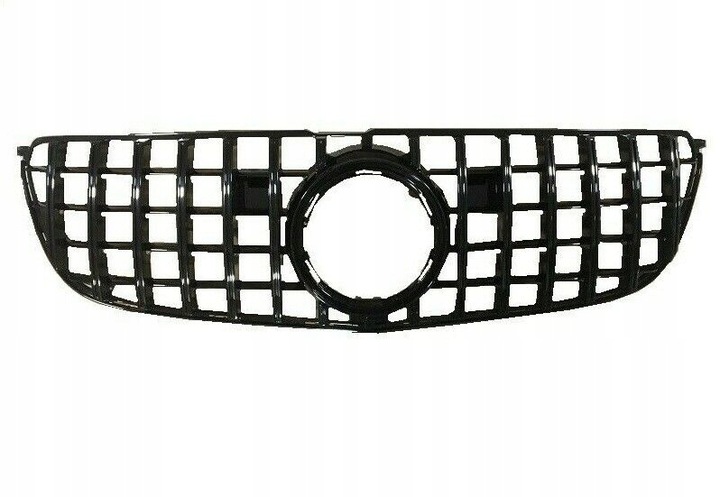 фото №8, Решітка решітка радіатора mercedes gls w166 x166 panamericana amg gt чорний 2015-2019