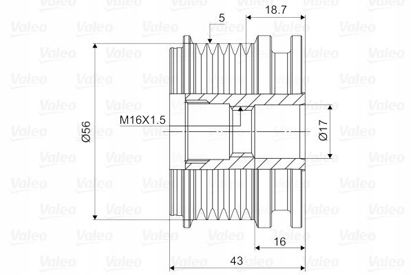 фото №8, Зчеплення генератора valeo 588066