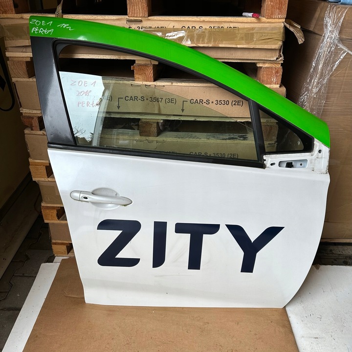 фото №1, Renault zoe двері передні праві перед правий аксесуари скло планка ручка