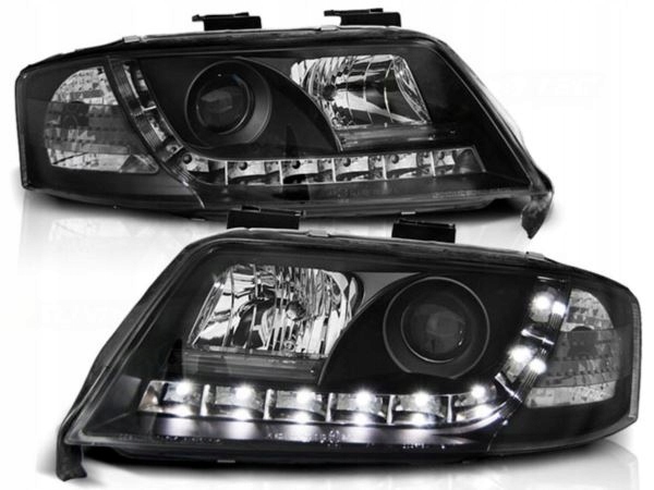 фото №1, Лампи p. dayline do audi a6 c5 01-04 чорні